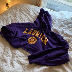 Laurier Cropped Hoodie